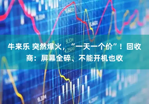 牛来乐 突然爆火，“一天一个价”！回收商：屏幕全碎、不能开机也收
